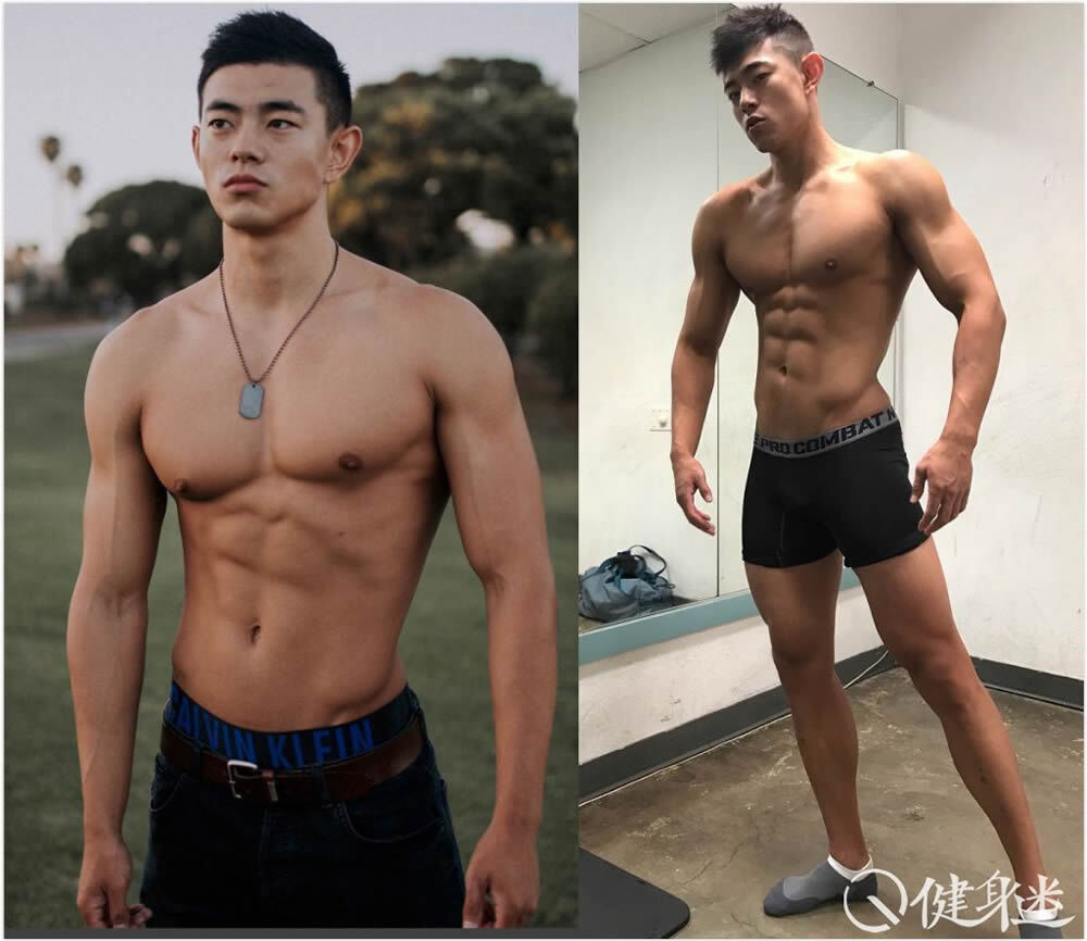 中国肌肉男模帅soserious 国产肌肉男