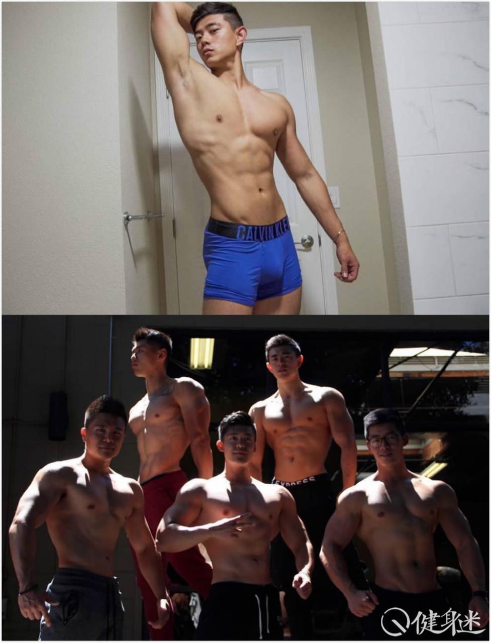 中国肌肉男模帅soserious 国产肌肉男