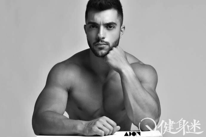 新特拉夫尼克运动员健身男模Adel Trako-大壹博客