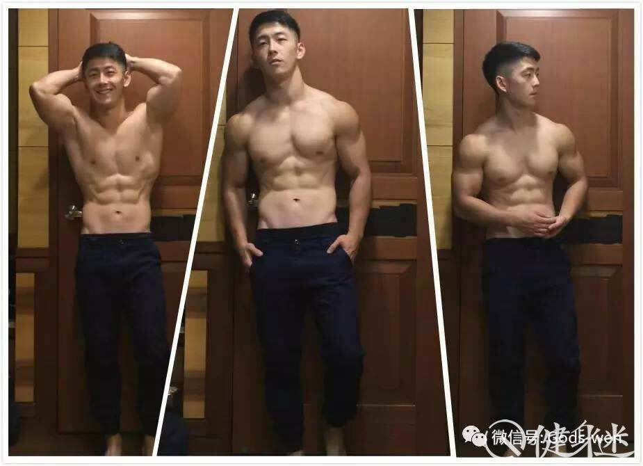 公狗腰健身天菜台湾肌肉帅哥彭羿旻vic
