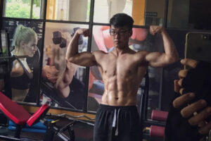 健身爱好者撸铁：要么不做，要么做到最好！-大壹博客