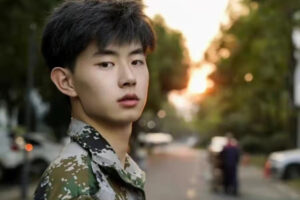 活力四射的青春美少年，身穿迷彩服，精神抖擞，这样的男生更迷人-大壹博客
