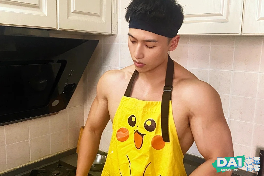 身材健硕的美食小哥，有颜值身材好，主要会做饭，男友的最佳人选-大壹博客
