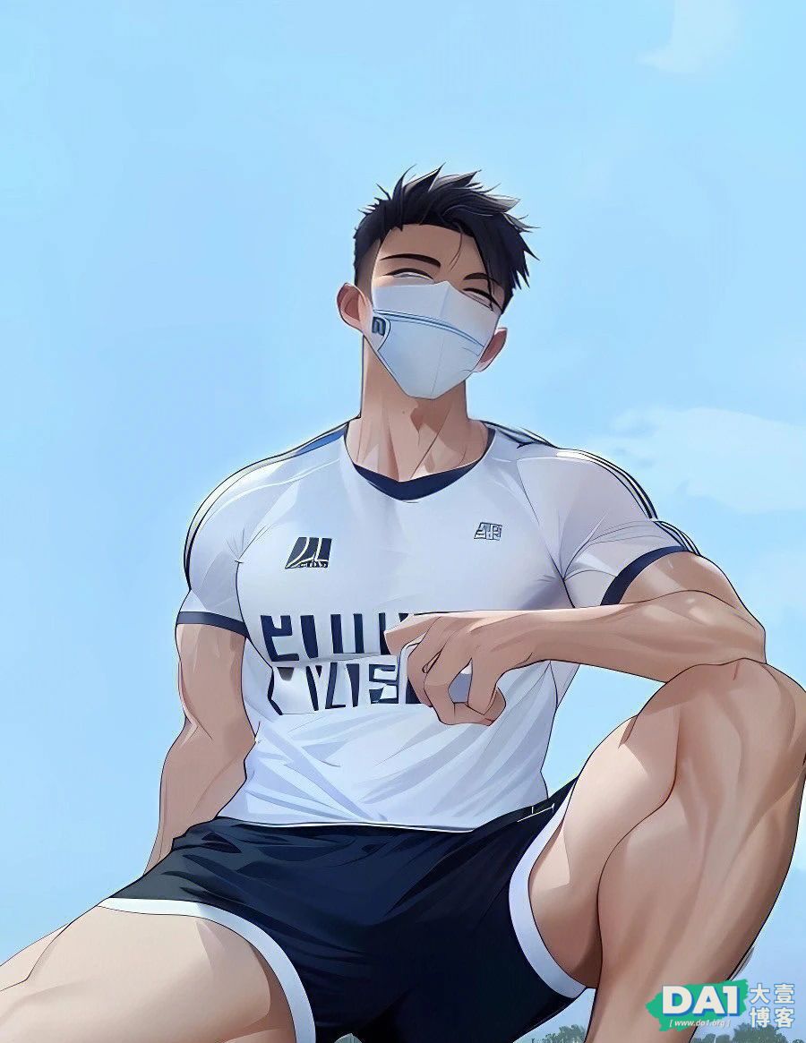 现实vs二次元，现实帅哥和AI生成漫画你更喜欢哪个？全是肌肉大帅哥